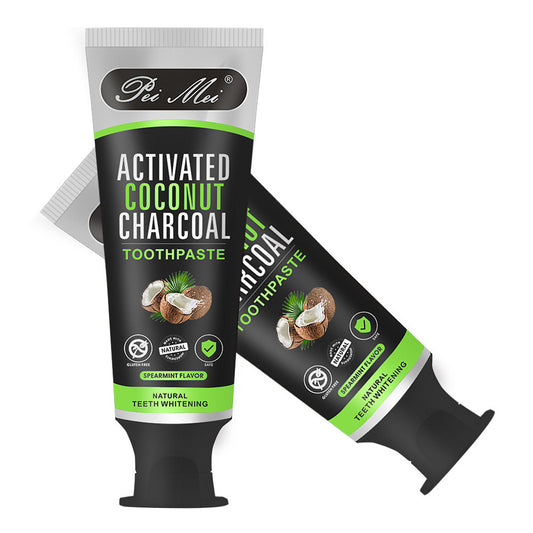 Activated Coconut & Charcoal Toothpaste (Stain Remover)