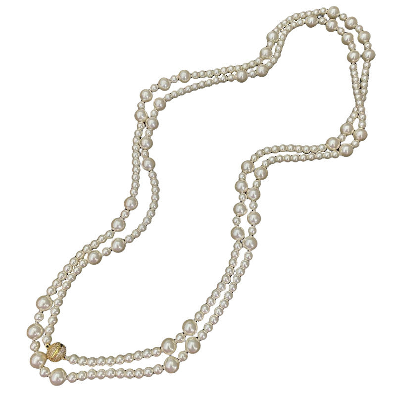 Extra Long Pearl Necklace