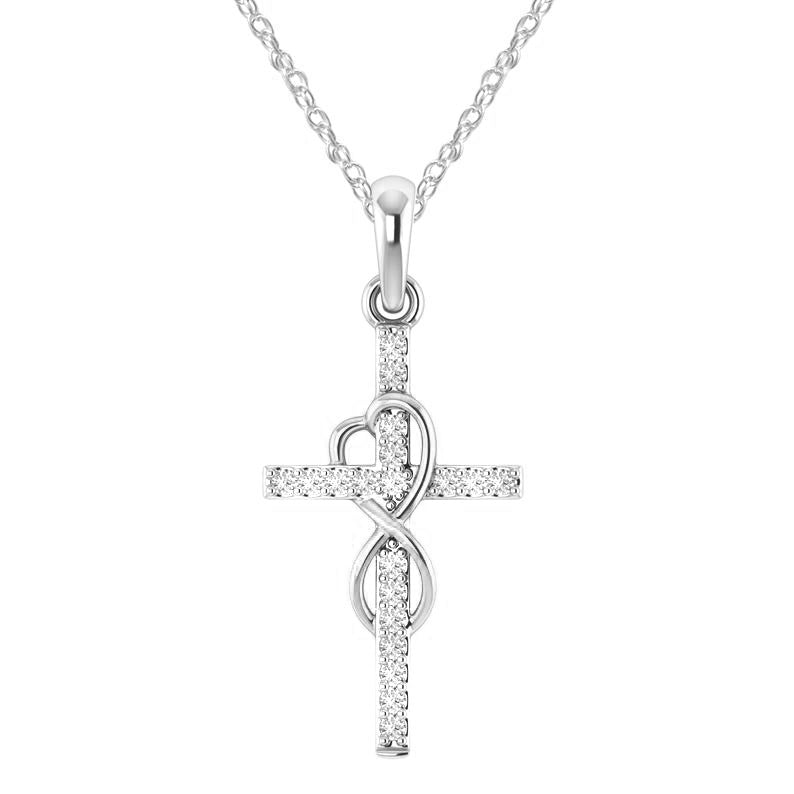 Alloy Pendant Cross Necklace